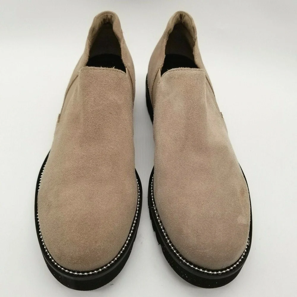BLONDO Women Robin Waterproof Flat In Mushroom Leather‎ Size 6.5